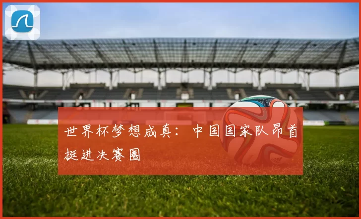 世界杯梦想成真:中国国家队昂首挺进决赛圈