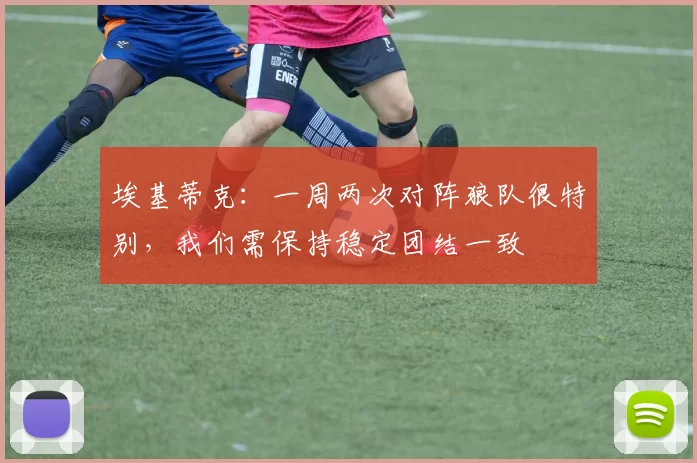 埃基蒂克:一周两次对阵狼队很特别,我们需保持稳定团结一致
